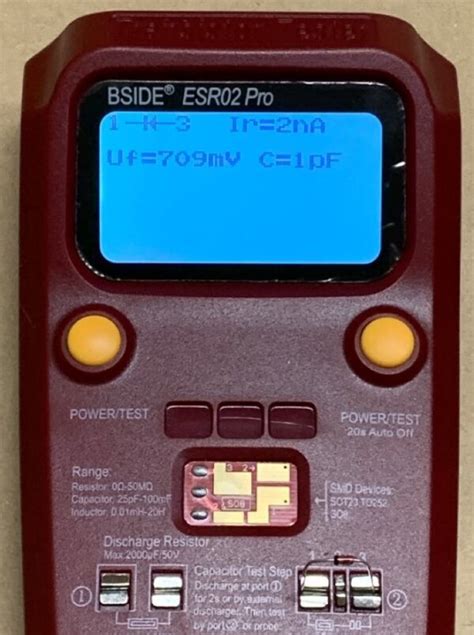 BSIDE ESR02 Pro TRANSISTOR TESTER Jh4vaj