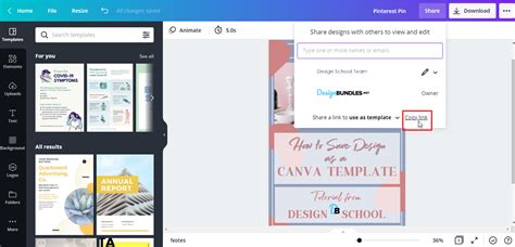 How To Save Design As Canva Template Design Bundles