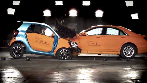 Smart Car Crash Test Mercedes Vs Smart