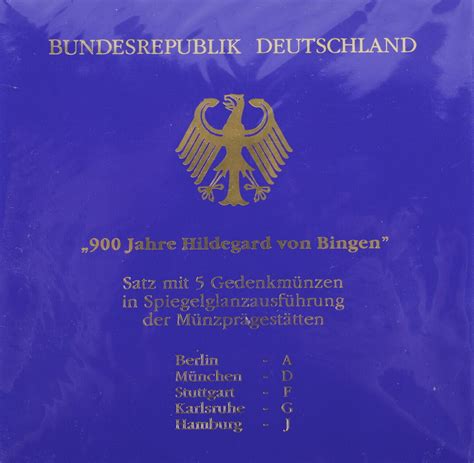 Bundesrepublik Deutschland X Dm Adfgj Jahre Hildegard Von