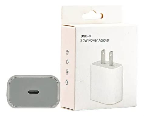 Adaptador Tipo C 20w Para iPhone 11 12 Pro Cubo Carga Rápida MercadoLibre