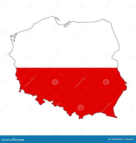 Polonia Mapa Del Ejemplo Del Vector De Polonia Ilustraci N Del Vector