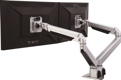 Antsys GSD203 Dual Monitor Desk Clamp LCD Bracket Monitor Mount