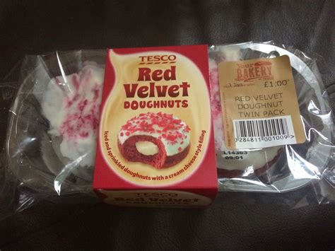 A Review A Day Today S Review Tesco Red Velvet Doughnuts