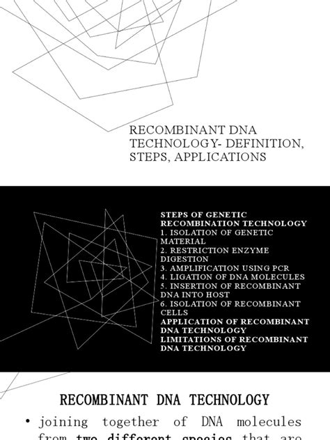 06 Recombinant Dna Technology Pdf Recombinant Dna Polymerase Chain Reaction