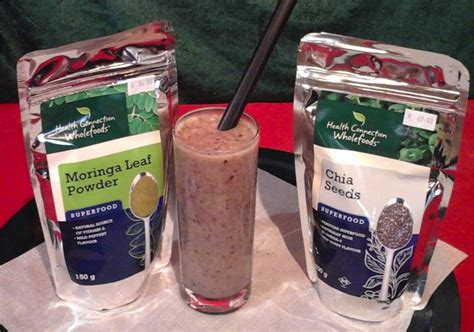 Moringa Chia Smoothie Serves Health Connection Wholefoods