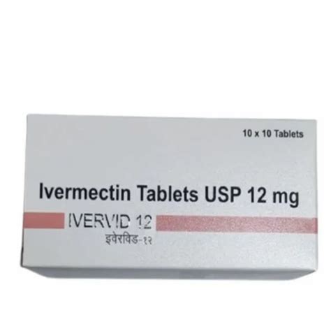 Ivervid 12mg Tablets At Rs 150 Strip Of 10 Tablets Ivermectin In