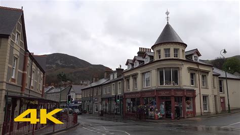 Penmaenmawr Walk Town Centre Beach4K YouTube