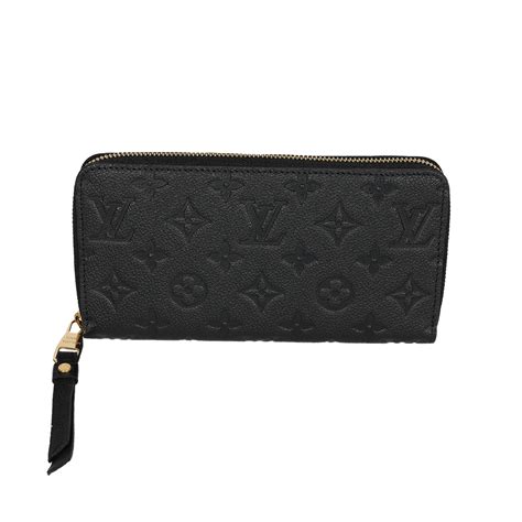 Louis Vuitton Black Monogram Empreinte Zippy Wallet Mygemma Item 122477