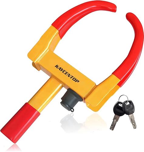 Amazon KAYCENTOP Wheel Clamp Lock Universal Security Tire Lock