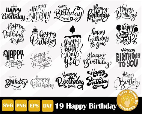 Feliz Cumplea Os Svg Archivos Para Cricut Silhouette Etsy Espa A