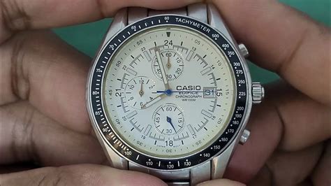 How To Change Battery Casio Edifice Ef Watch Youtube