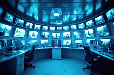 Premium Ai Image Inside Cctv Room Profesional Photography Ai Generated