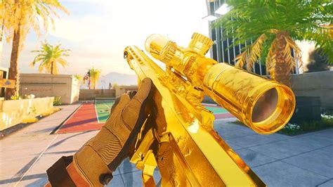 I Unlocked My First Gold Sniper In Modern Warfare Youtube