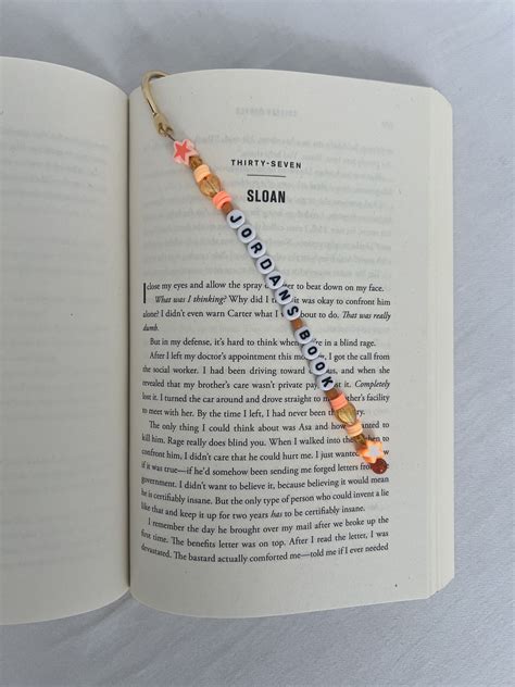 Beaded Bookmark Metal Bookmark Handmade Bookmark Hook Bookmark Book