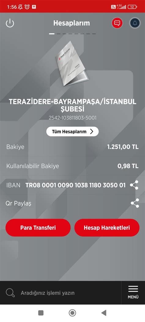 Ziraat Bankas Kullan Labilir Bakiye Ve Hesap Bakiyesi Aras Ndaki Fark