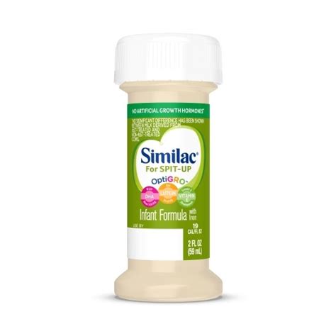 Infant Formula Similac® for Spit Up 2 oz. Bottle Ready to Use ...