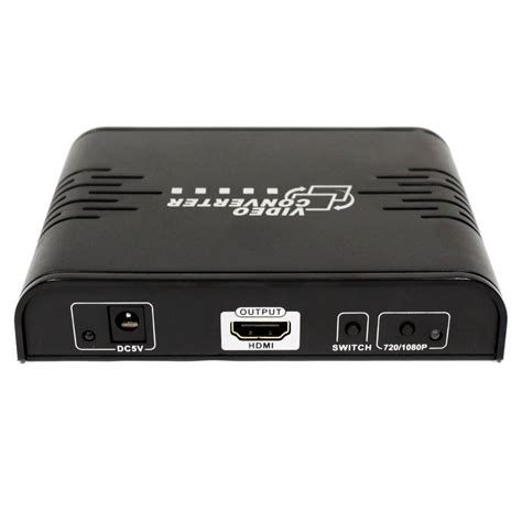 Composite Video Converter Svhs Cvbs E Udio Est Reo Para Hdmi Cablematic