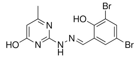 N Dibromo Hydroxy Benzylidene Hydrazino Methyl Pyrimidin