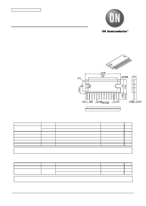 La Datasheet Pages Onsemi Power Amplifier