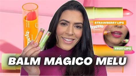 Hidratante Labial Que Muda De Cor Novo Balm Labial M Gico Melu