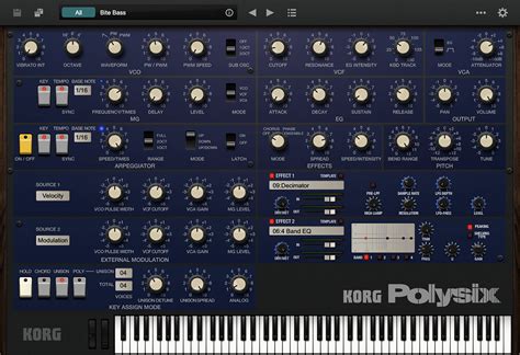 Polysix V2 for Mac/Win - POLYPHONIC SYNTHESIZER | KORG (USA)