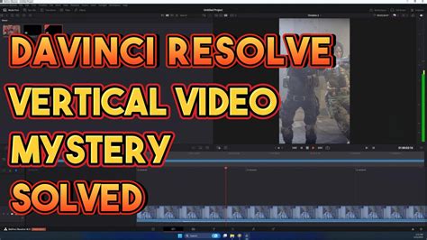 Davinci Resolve Magic Vertical Videos With Auto Reframe Youtube