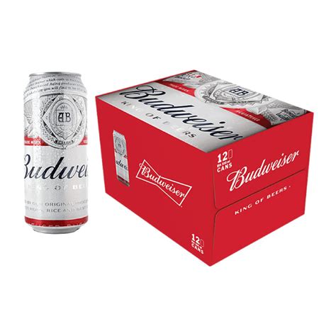 Thùng 12 lon Bia Budweiser 500ml | Vua Bách Hóa