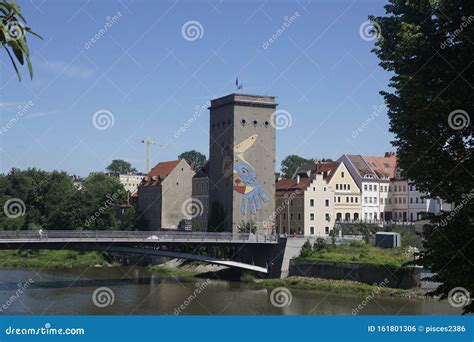 The Old Town Bridge Over the Neisse River in Zgorzelec Editorial Photo ...