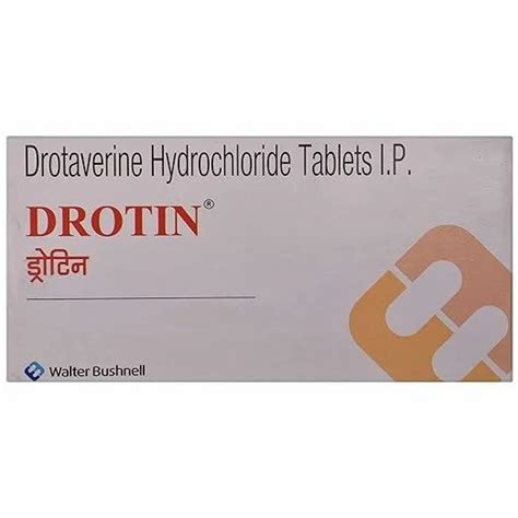 Drotin 40mg Drotaverine Hydrochloride Tablets At Rs 74 Stripe