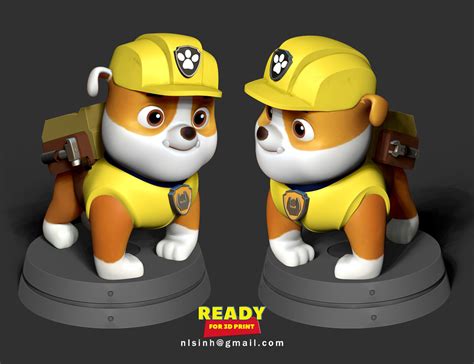 Artstation Rubble Paw Patrol Resources