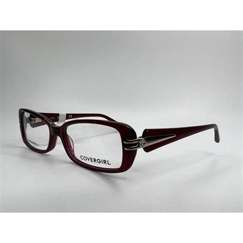 Covergirl Accessories Covergirl Cg45 066 Red Rectangular Eyeglasses