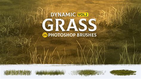 Artstation Grass Brushes Vol2 Ms Brushes Brushes