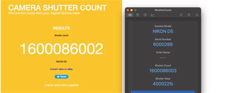 How To Find The Shutter Count Of A Nikon D300 58 OFF