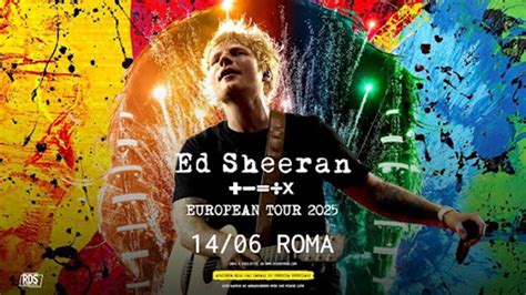 Tour Ed Sheeran Roma Teatro Stadio Olimpico