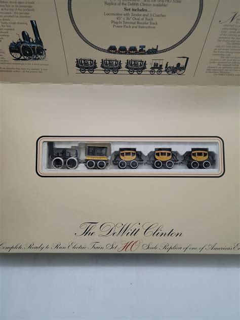 Bachmann HO Scale The Dewitt Clinton Passenger Electric Train Set 40