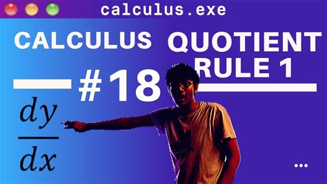 Calculus 18 Practicing Quotient Rule Derivatives Youtube