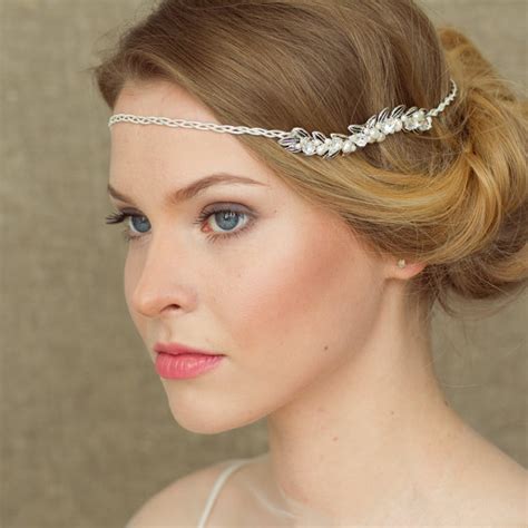 Bridal Halo Bohemian Bridal Headpiece Boho Wedding Halo Headpiece