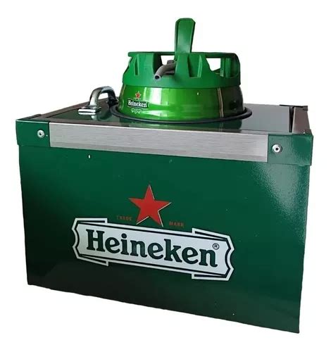 Caixa Térmica Para Barril Chopp Heineken 5 Litros