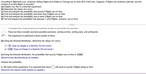 According To Flightstats American Airlines Chegg