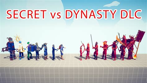 Secret Team Vs Dynasty Dlc Team Totally Accurate Battle Simulator