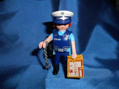 Playmobil Polizist Polizei Mit Pistole Strafzettel Handschelle