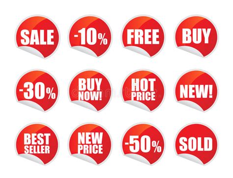 Sale Label Price Tag Banner Star Badge Template Sticker Design Stock