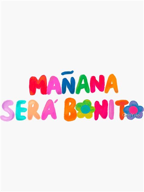 Manana Sera Bonito Karol G Sticker For Sale By Omoyolo Redbubble