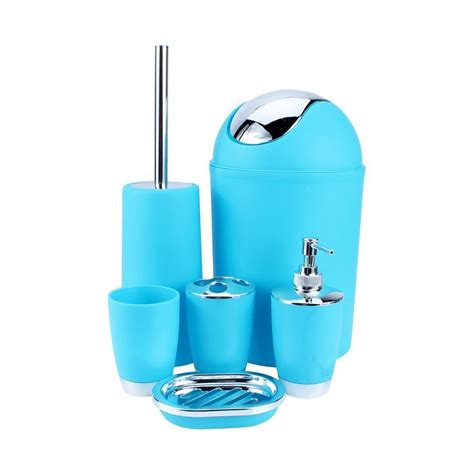 Yosoo 6 Piece Plastic Bathroom Accessory Set