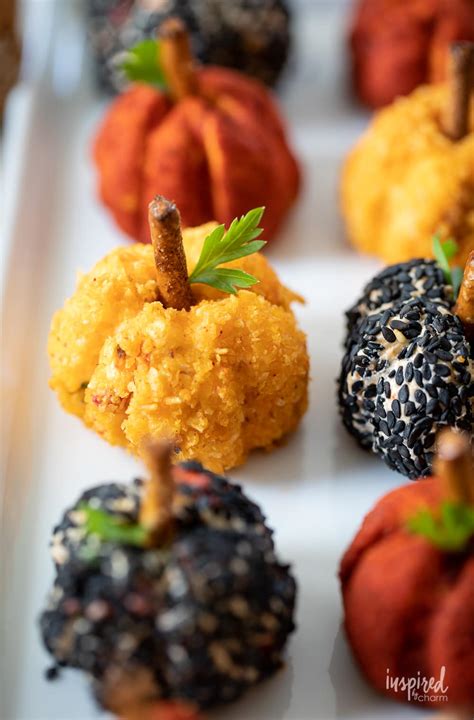 Mini Pumpkin Cheese Balls