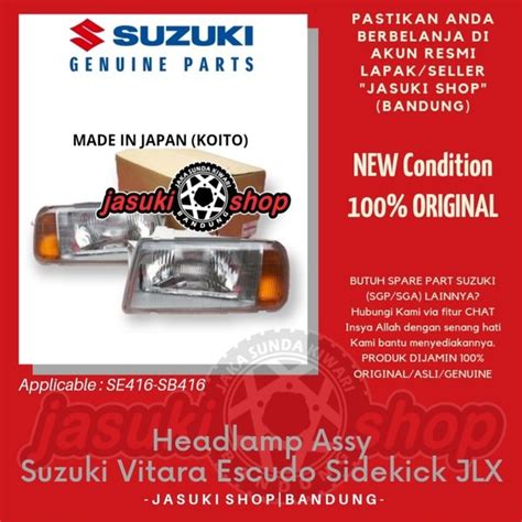 Jual Head Lamp Headlamp Lampu Depan Utama Suzuki Vitara Escudo Sidekick