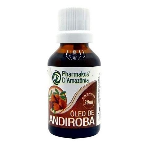 ÓLEO DE ANDIROBA 100 PURO ALTA QUALIDADE PHARMAKOS D AMAZÔNIA 30ml