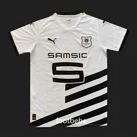 Maillot Stade Rennais 2023 2024 Exterieur Blanc Footbebe