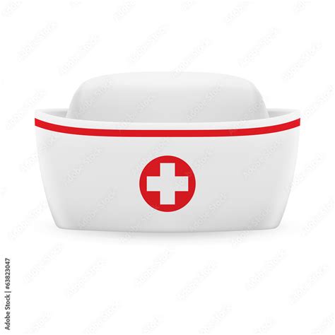 Nurse cap Stock Vector | Adobe Stock